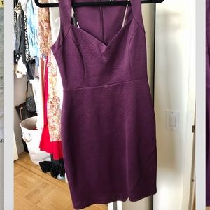 GUESS PURPLE COCKTAIL DRESS